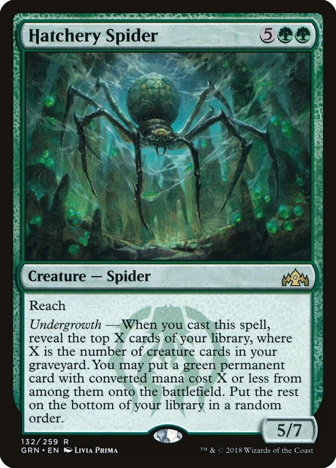 Hatchery Spider (132) (GRN) Spanish