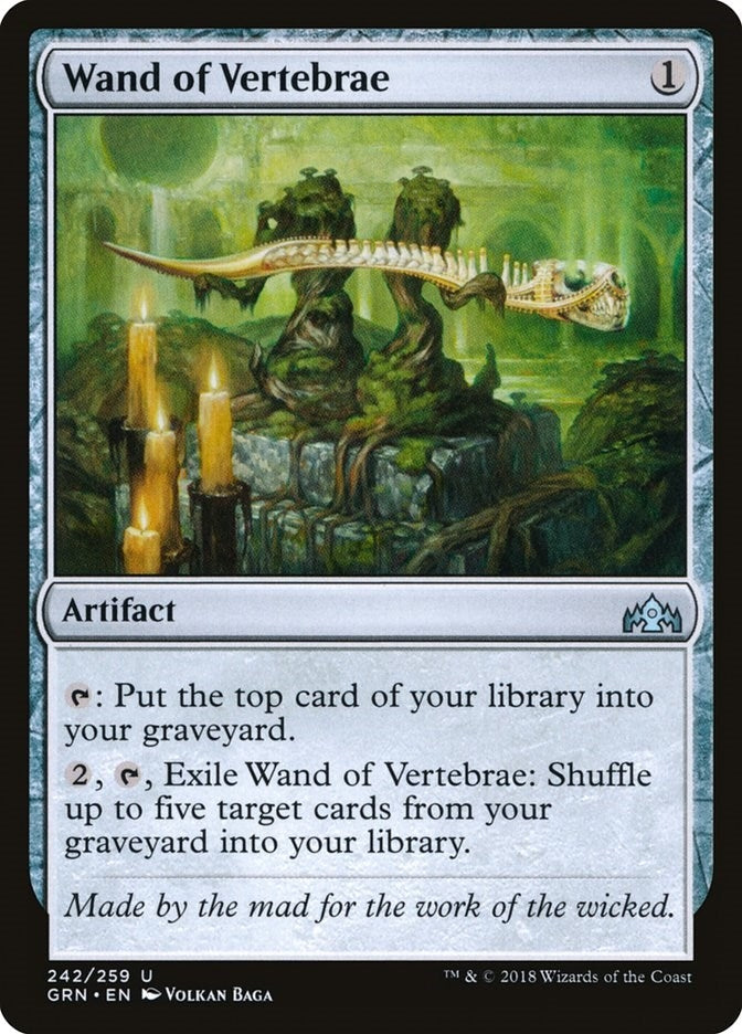 Wand of Vertebrae (242) (GRN)