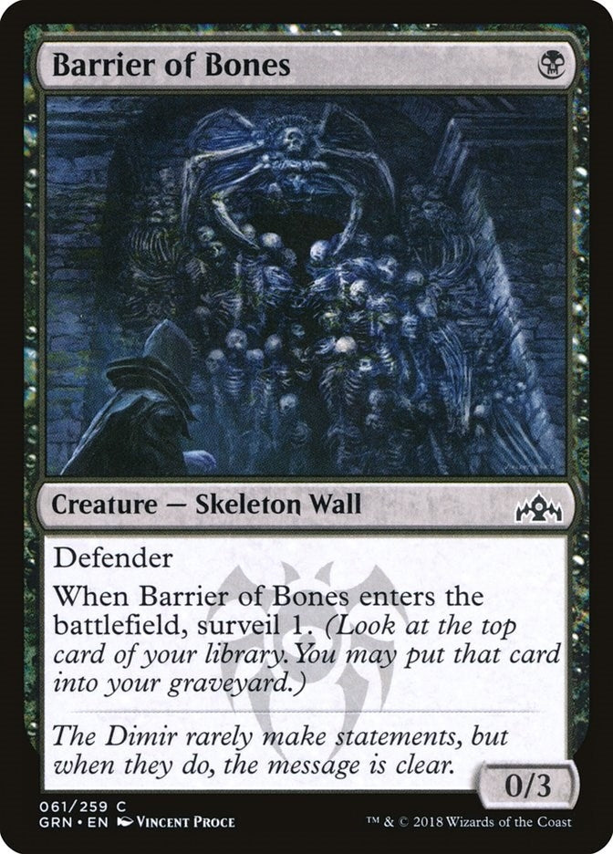 Barrier of Bones (61) (GRN)