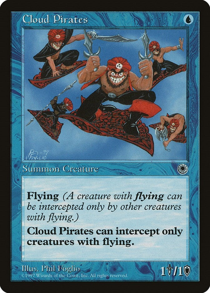 Image for Cloud Pirates (Reminder Text) (POR) - Magic: The Gathering