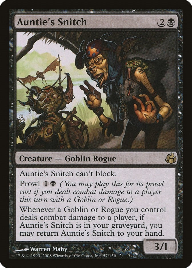 Image for Auntie's Snitch (57) (MOR) - Magic: The Gathering