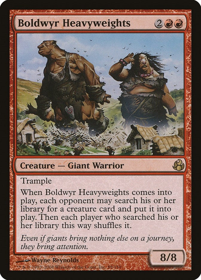 Image for Boldwyr Heavyweights (85) (MOR) - Magic: The Gathering