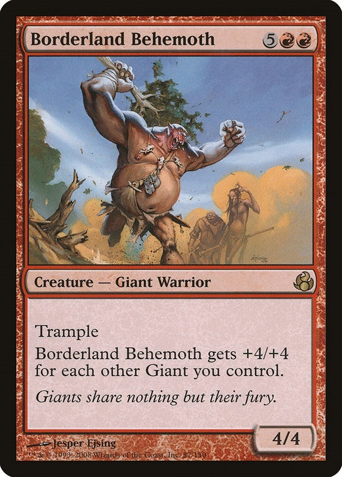 Image for Borderland Behemoth (87) (MOR) - Magic: The Gathering