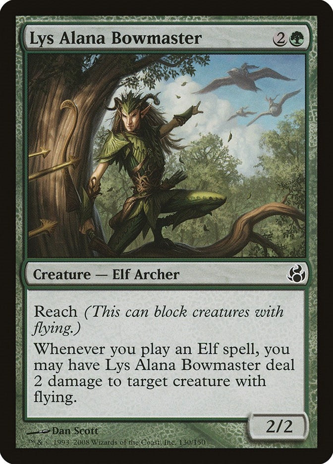 Image for Lys Alana Bowmaster (130) (MOR) - Magic: The Gathering