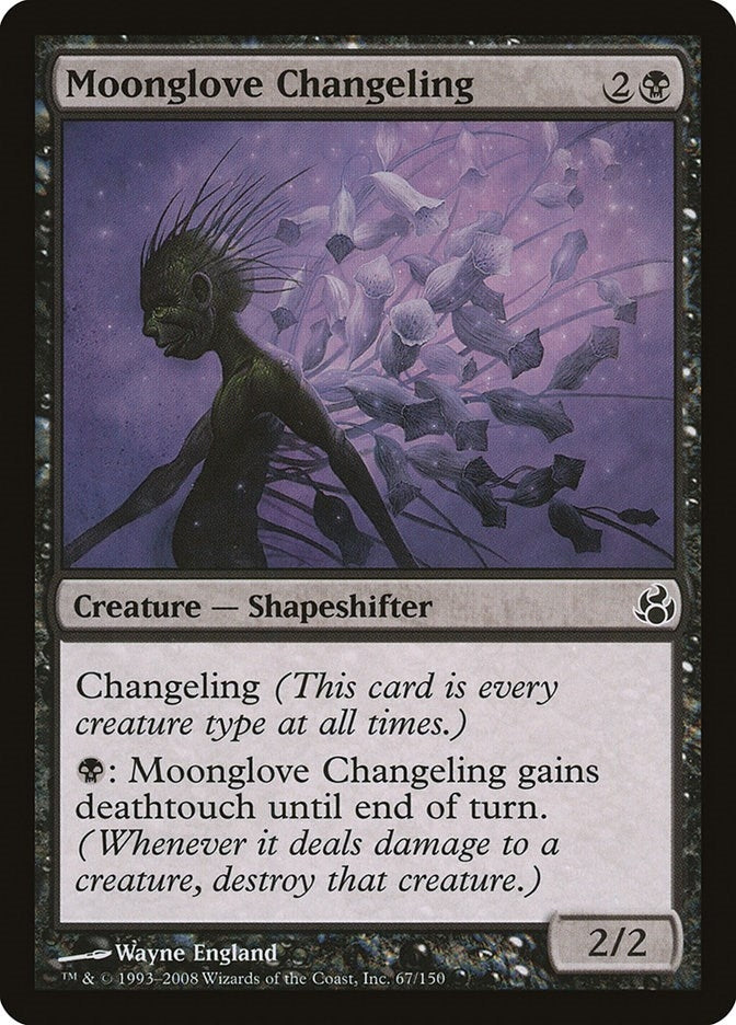 Image for Moonglove Changeling (67) (MOR) - Magic: The Gathering