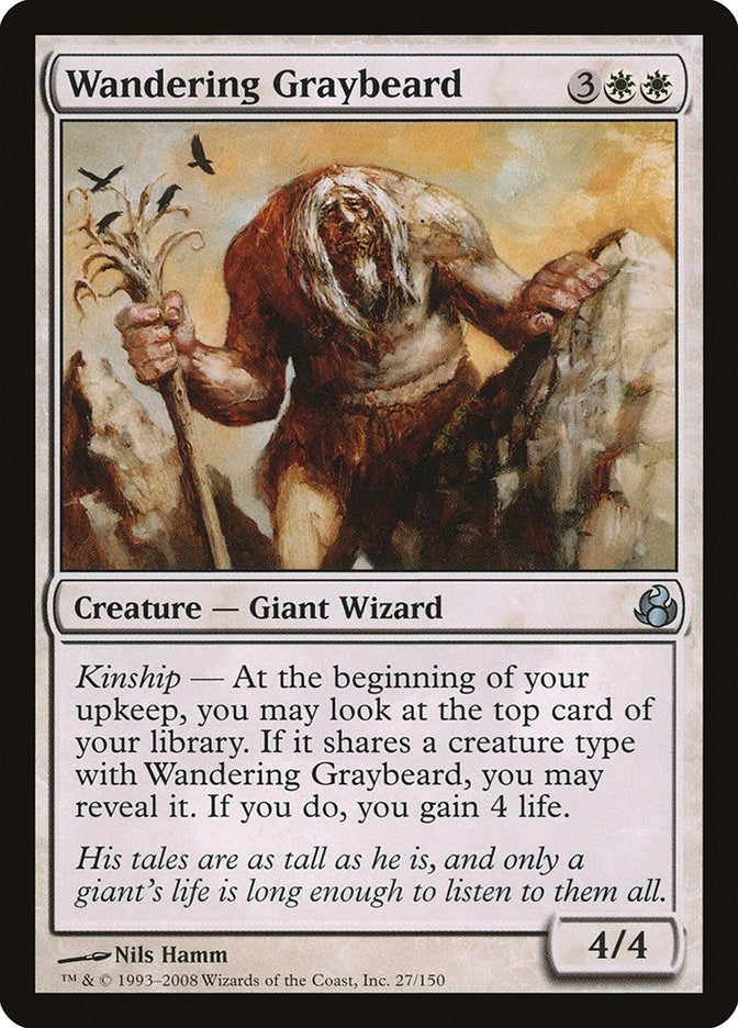 Image for Wandering Graybeard (27) (MOR) - Magic: The Gathering