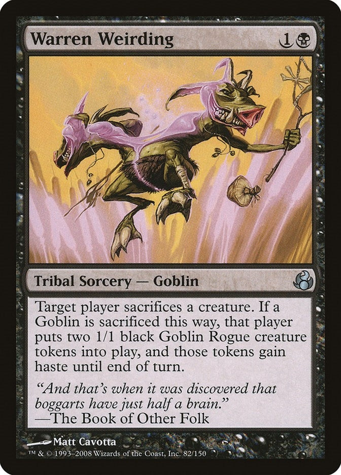 Image for Warren Weirding (82) (MOR) - Magic: The Gathering