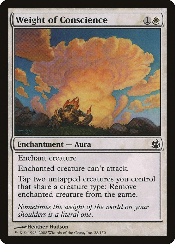 Image for Weight of Conscience (28) (MOR) - Magic: The Gathering