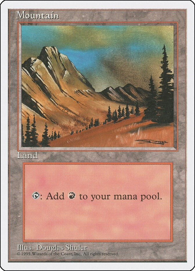 Image for Mountain (C) (182) (4ED) - Magic: The Gathering