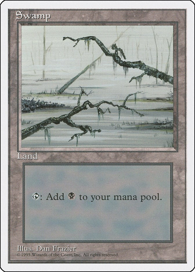 Image for Swamp (C) (191) (4ED) - Magic: The Gathering