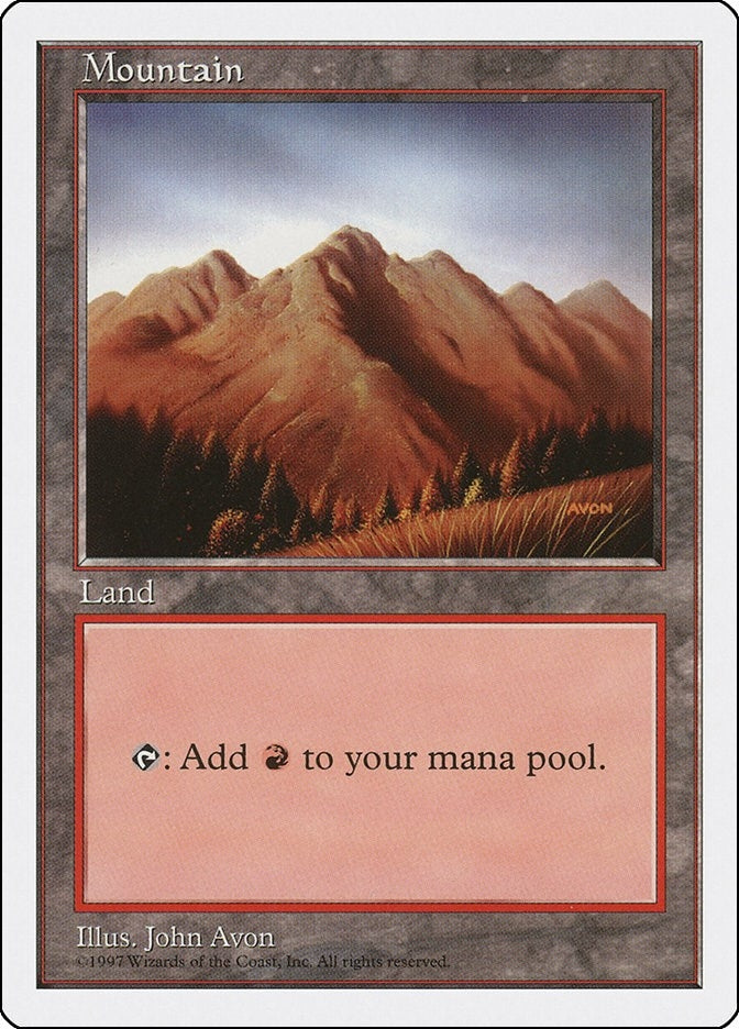 Image for Mountain (444) (444) (5ED) - Magic: The Gathering