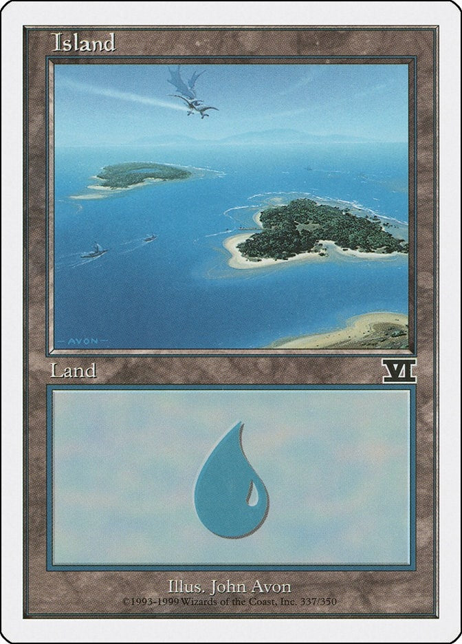 Image for Island (337) (337) (6ED) - Magic: The Gathering