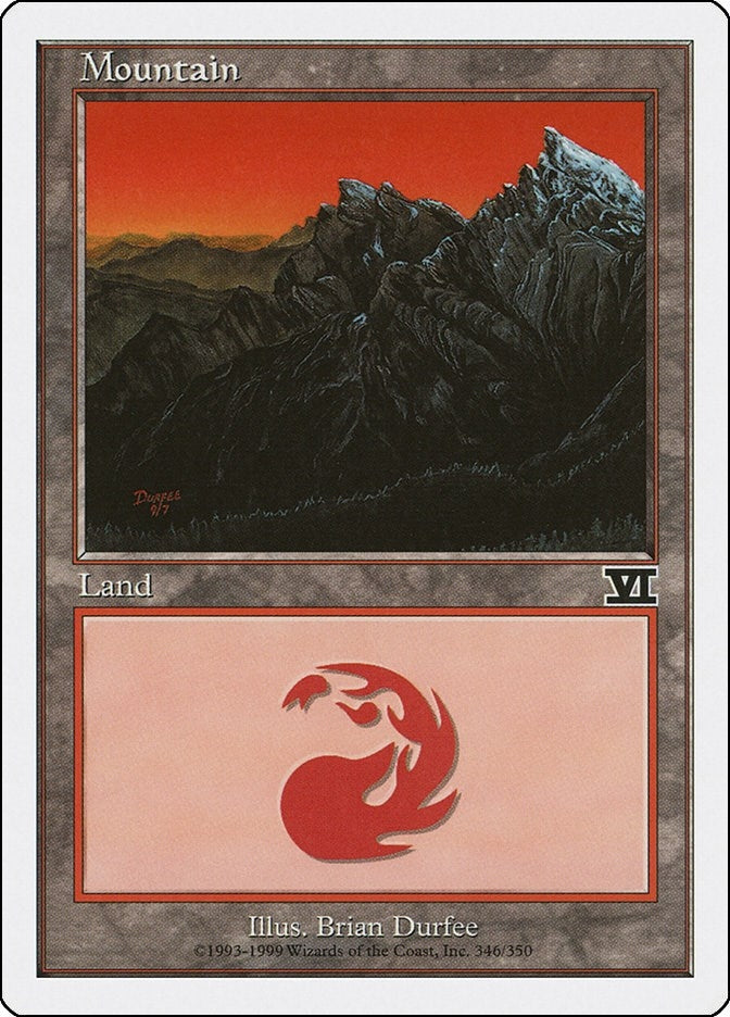 Image for Mountain (346) (346) (6ED) - Magic: The Gathering