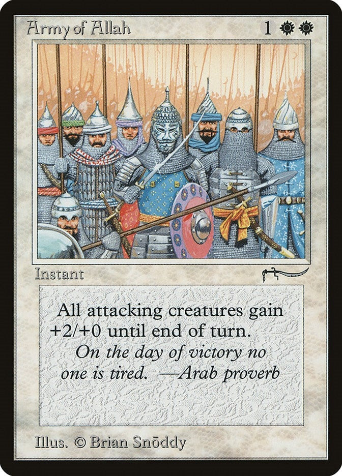 Image for Army of Allah (Light) (ARN) - Magic: The Gathering