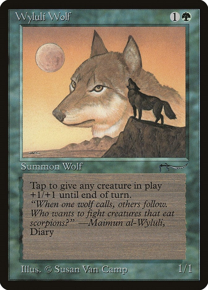 Image for Wyluli Wolf (Light) (ARN) - Magic: The Gathering