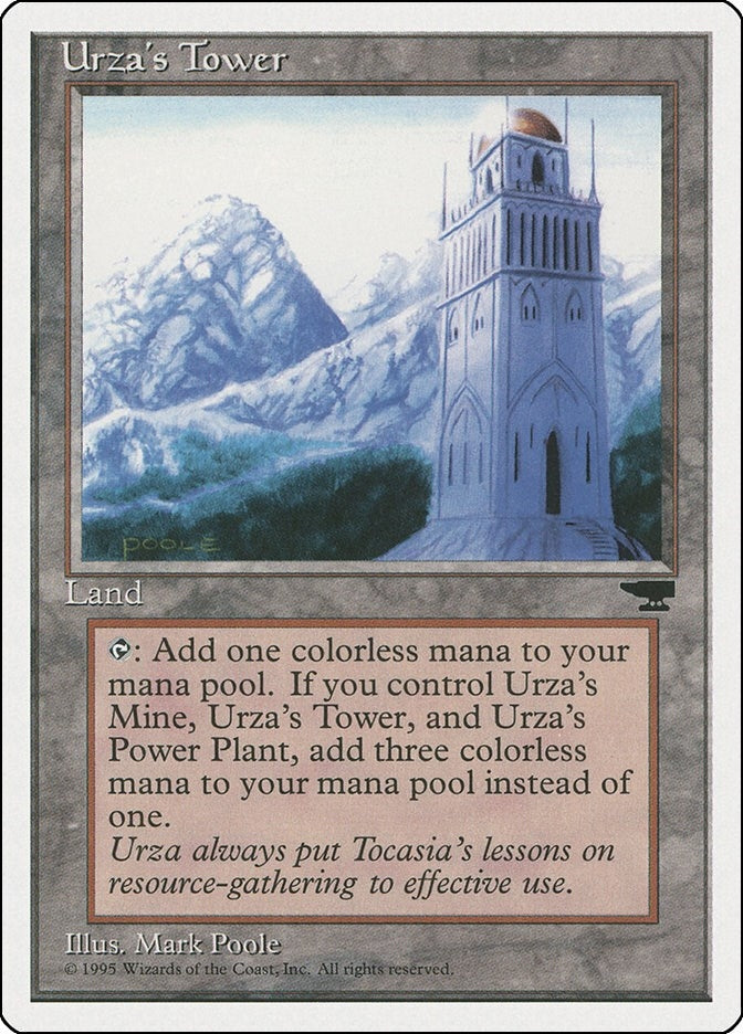Image for Urza's Tower (Mountains) (CHR) - Magic: The Gathering