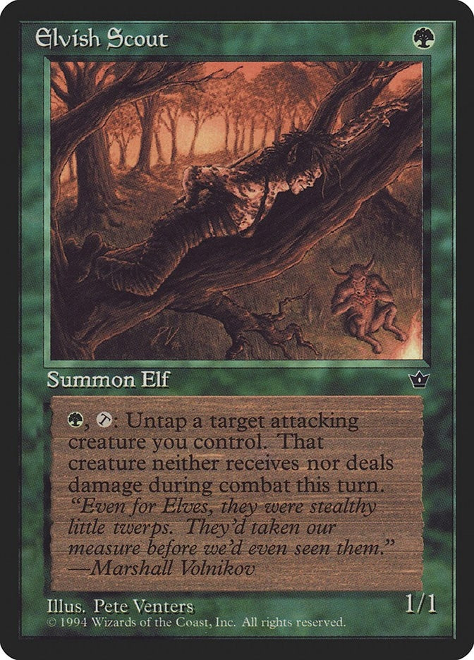 Image for Elvish Scout (Venters) (FEM) - Magic: The Gathering