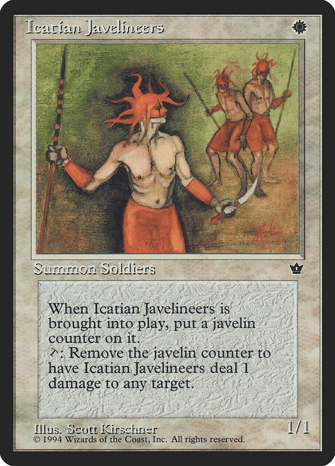 Image for Icatian Javelineers (Kirschner) (FEM) - Magic: The Gathering