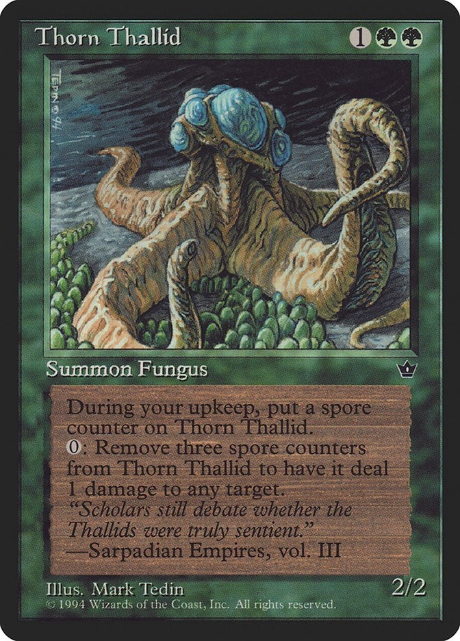 Image for Thorn Thallid (Tedin) (FEM) - Magic: The Gathering