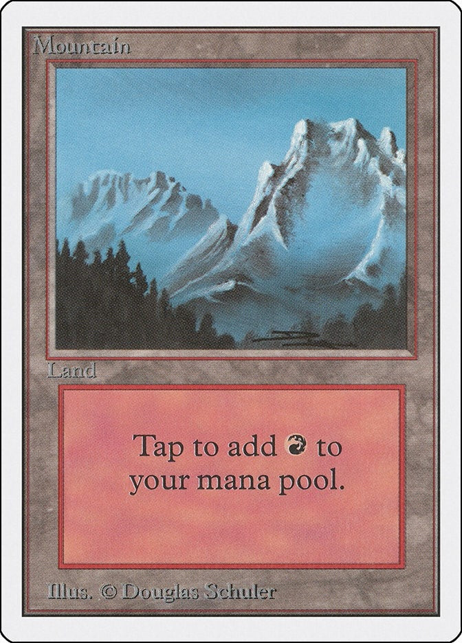 Image for Mountain (B) (2ED) - Magic: The Gathering