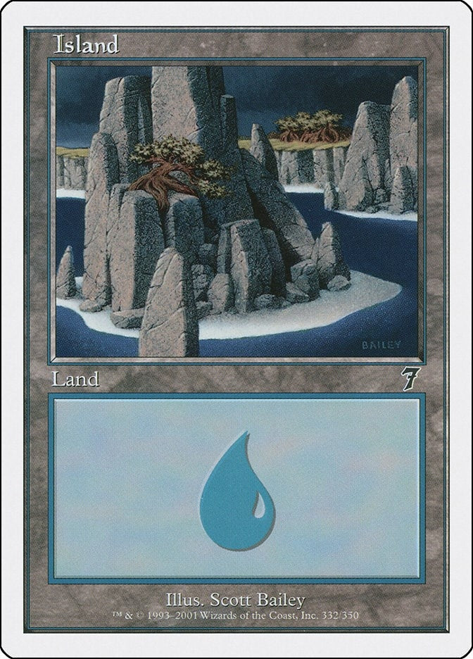 Image for Island (332) (332) (7ED) - Magic: The Gathering