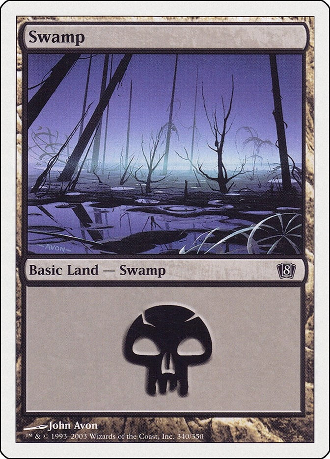 Image for Swamp (340) (340) (8ED) - Magic: The Gathering