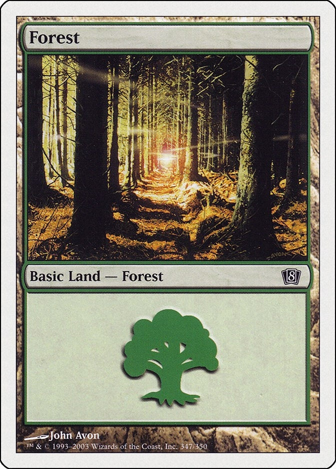 Image for Forest (347) (347) (8ED) - Magic: The Gathering