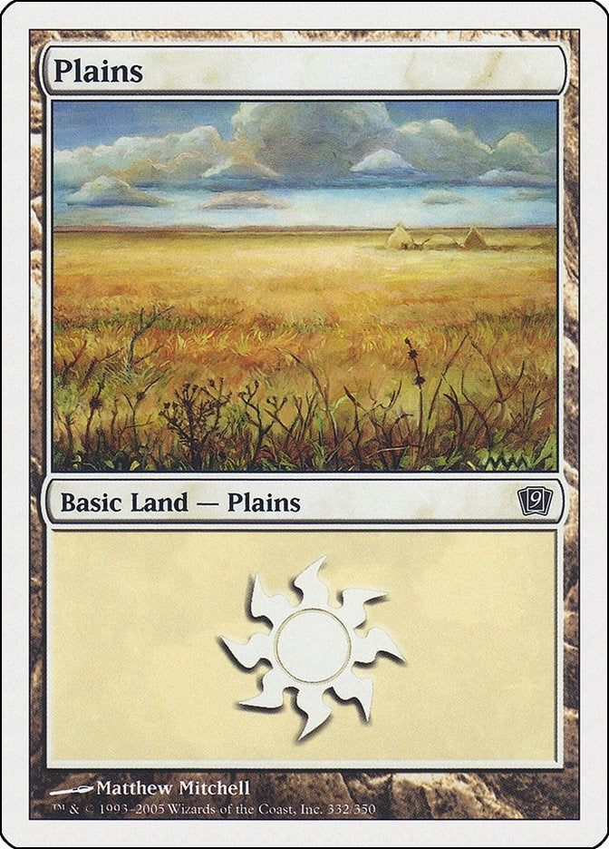 Image for Plains (332) (332) (9ED) - Magic: The Gathering