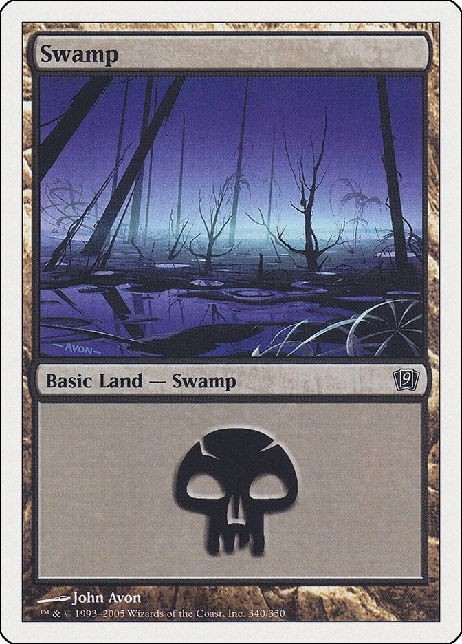 Image for Swamp (340) (340) (9ED) - Magic: The Gathering
