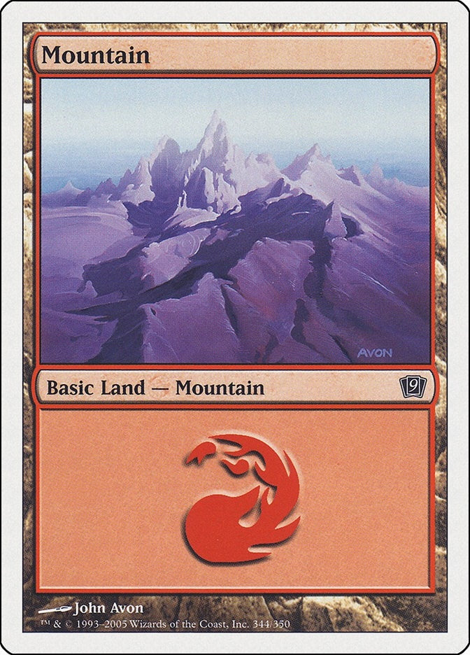 Image for Mountain (344) (344) (9ED) - Magic: The Gathering