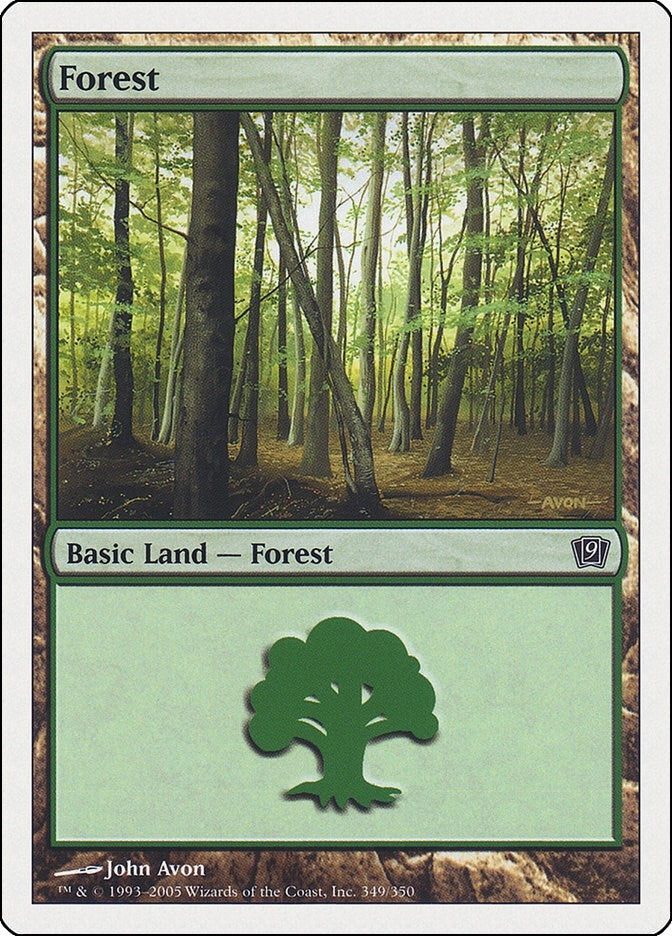 Image for Forest (349) (349) (9ED) - Magic: The Gathering