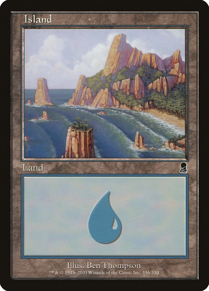 Image for Island (336) (336) (ODY) - Magic: The Gathering