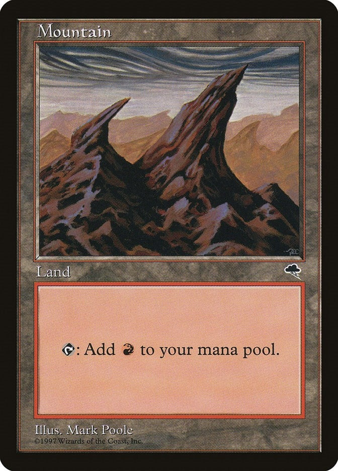 Image for Mountain (Right) (344) (TMP) - Magic: The Gathering