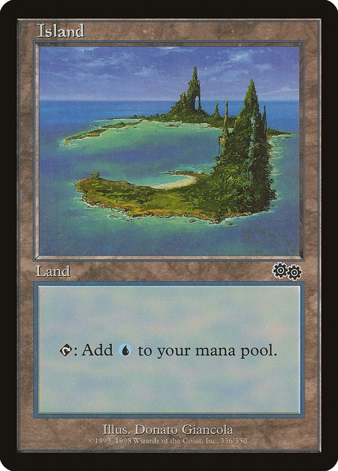 Image for Island (336) (336) (USG) - Magic: The Gathering