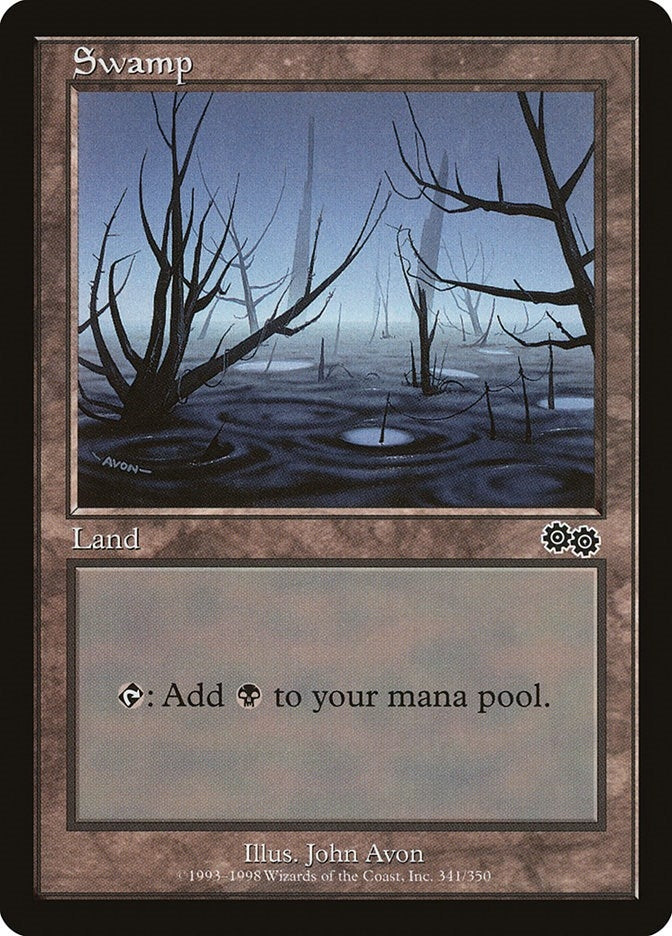 Image for Swamp (341) (341) (USG) - Magic: The Gathering