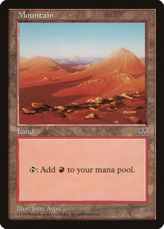 Image for Mountain (Orange) (MIR) - Magic: The Gathering