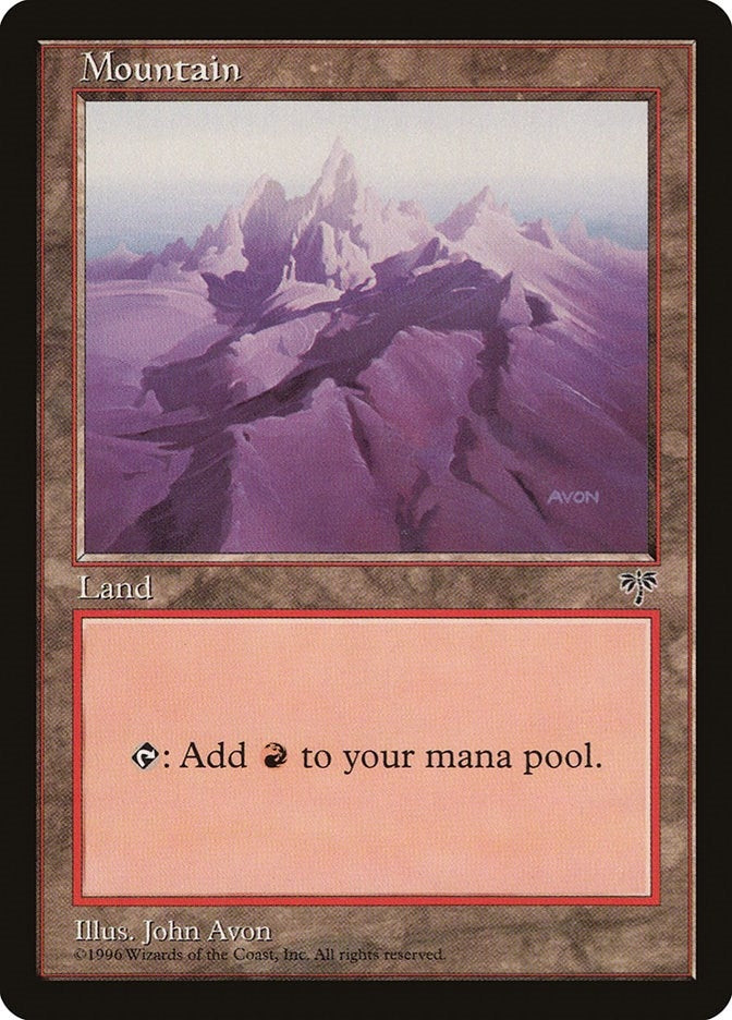 Image for Mountain (Purple) (MIR) - Magic: The Gathering
