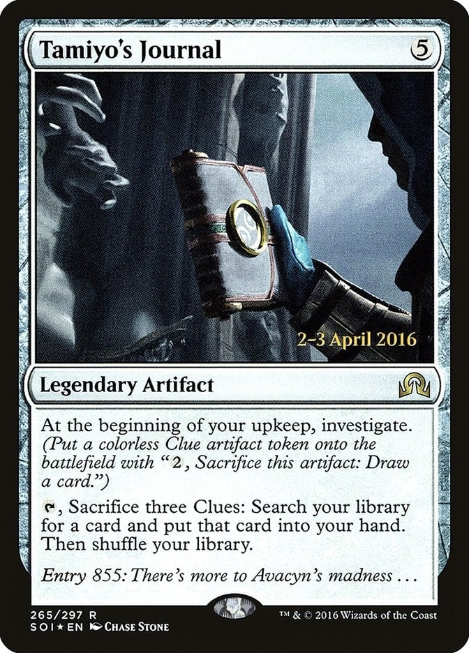 Image for Tamiyo's Journal (Entry 855) (265) (PRE) - Magic: The Gathering
