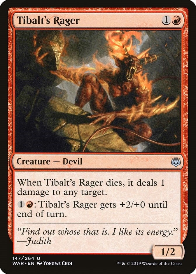 Tibalt's Rager (147) (WAR) Japanese