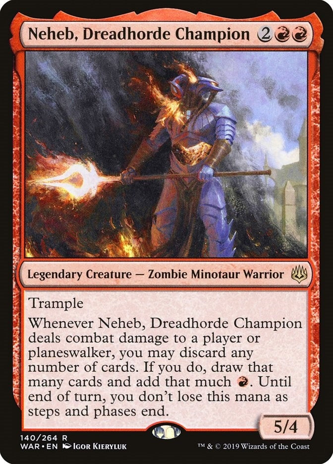 Neheb, Dreadhorde Champion (140) (WAR) Japanese