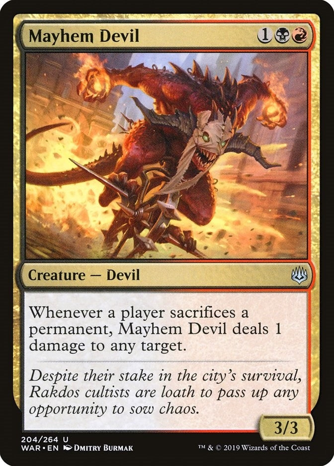 Mayhem Devil (204) (WAR) Japanese