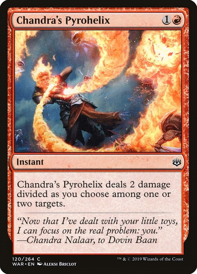 Chandra's Pyrohelix (120) (WAR) Japanese