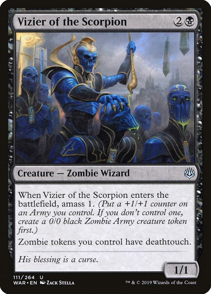 Vizier of the Scorpion (111) (WAR)