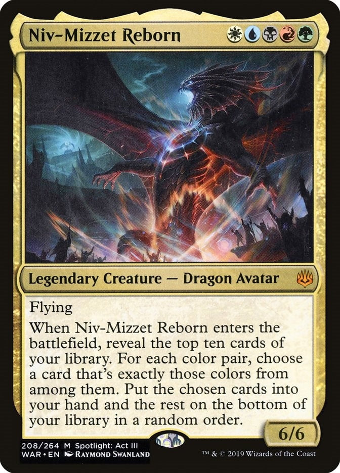 Niv-Mizzet Reborn (208) (WAR) Japanese