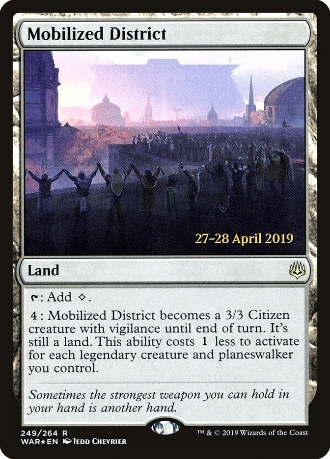 Image for Mobilized District (249) (PRE) - Magic: The Gathering