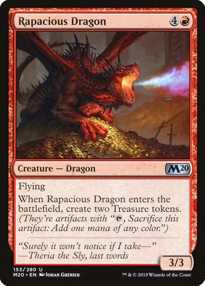 Rapacious Dragon (153) (M20)