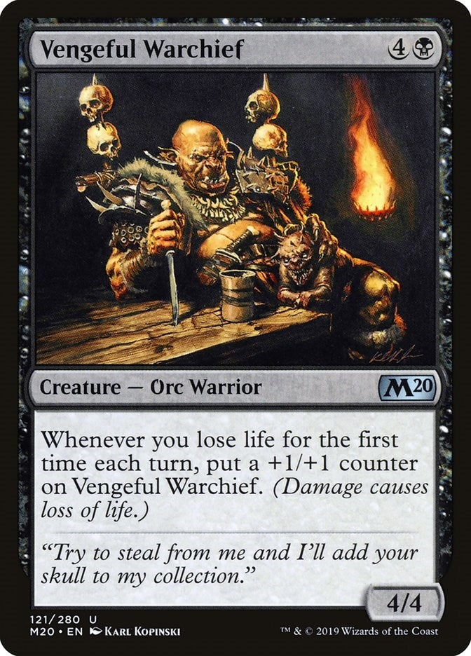 Vengeful Warchief (121) (M20)