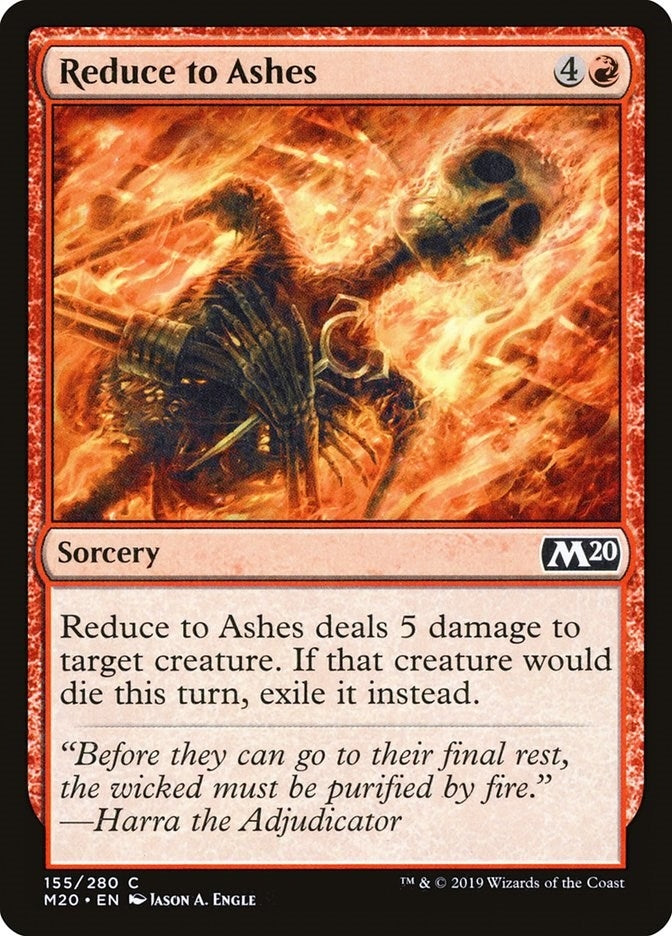 Reduce to Ashes (155) (M20)