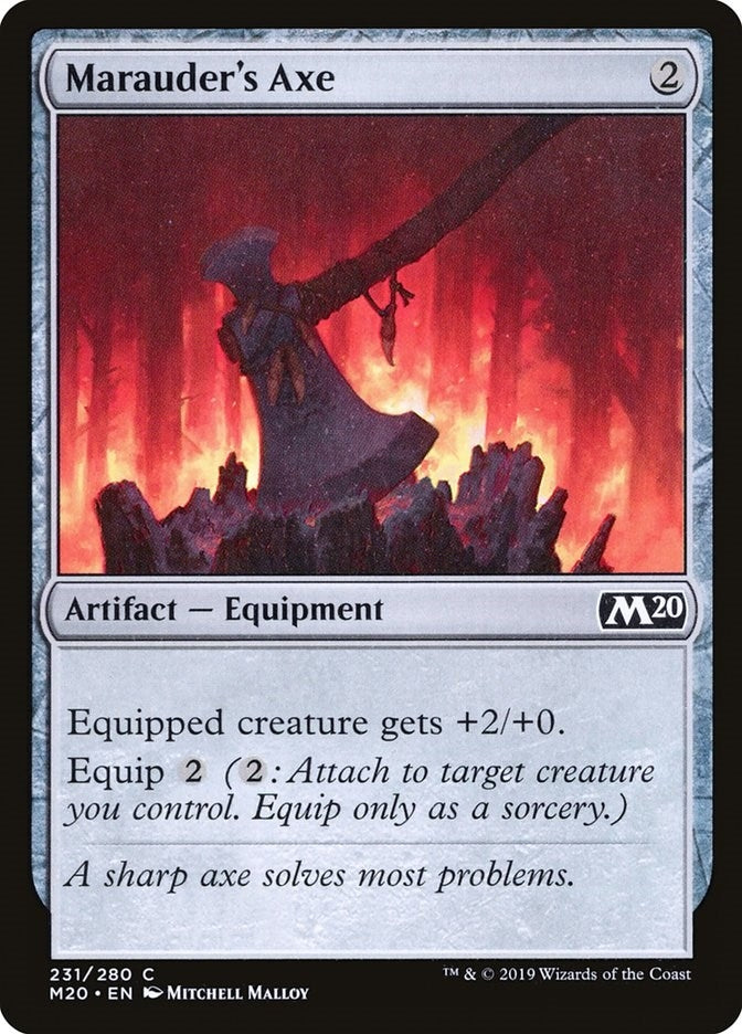 Marauder's Axe (231) (M20)