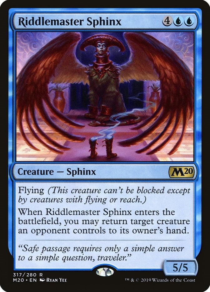 Riddlemaster Sphinx (317) (M20)